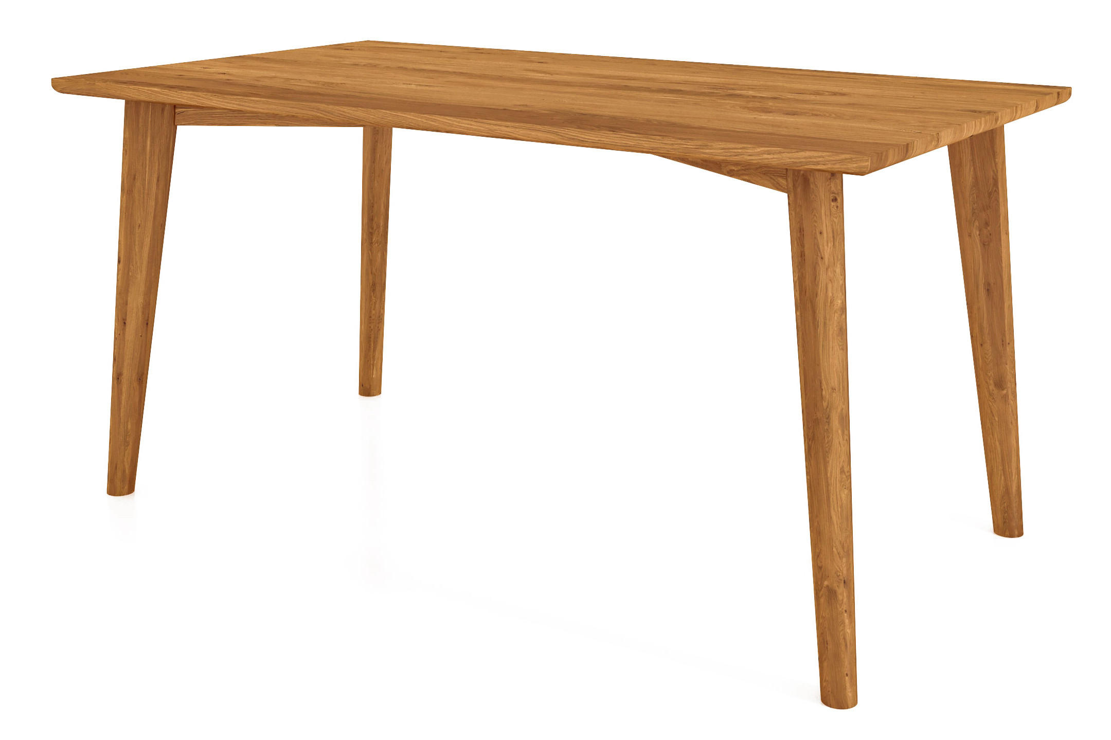 TISCH GREG Wildeiche - Wildeiche, Holz (80/80/77cm) - byoak