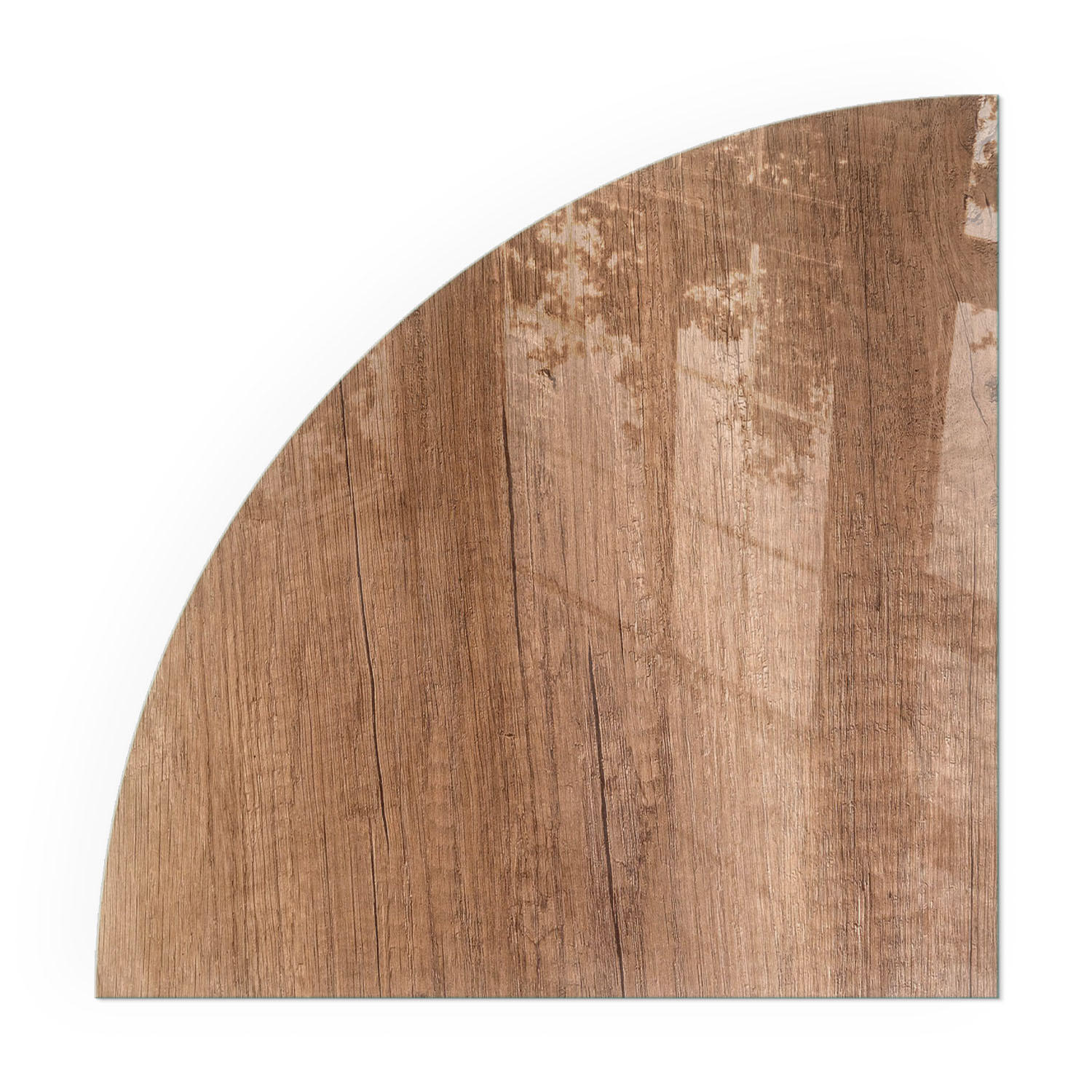 GLASPLATTE für Kamin 100x100 cm - Braun, Glas (100/100/0.4cm) - TULUP