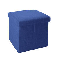 SITZBOX Faltbar 30/30/30 cm (Blau) - Blau, Textil (30/30/30cm) - Intirilife
