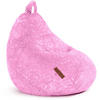 SITZSACK "Plüsch" 60x45x45cm - 120L - Rosa, Textil (45/60/45cm) - Green Bean