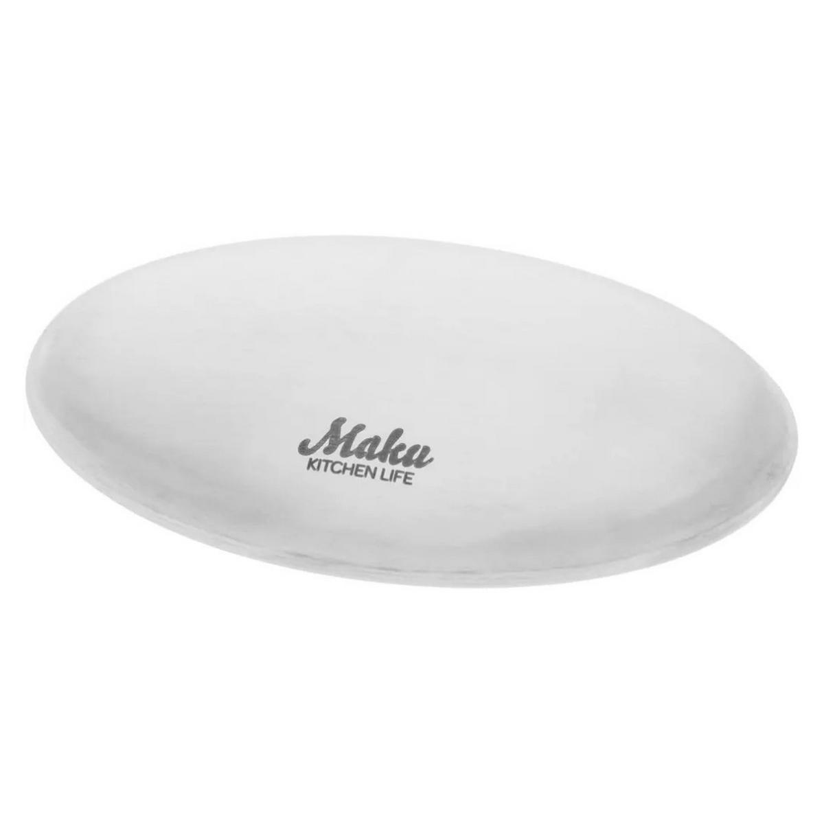 EDELSTAHLSEIFE Geruchsneutralisierend mit Ablage aus Gebürstetem Edelstahl - Silberfarben, Metall (4.4/2.2/8.8cm) - JUNG