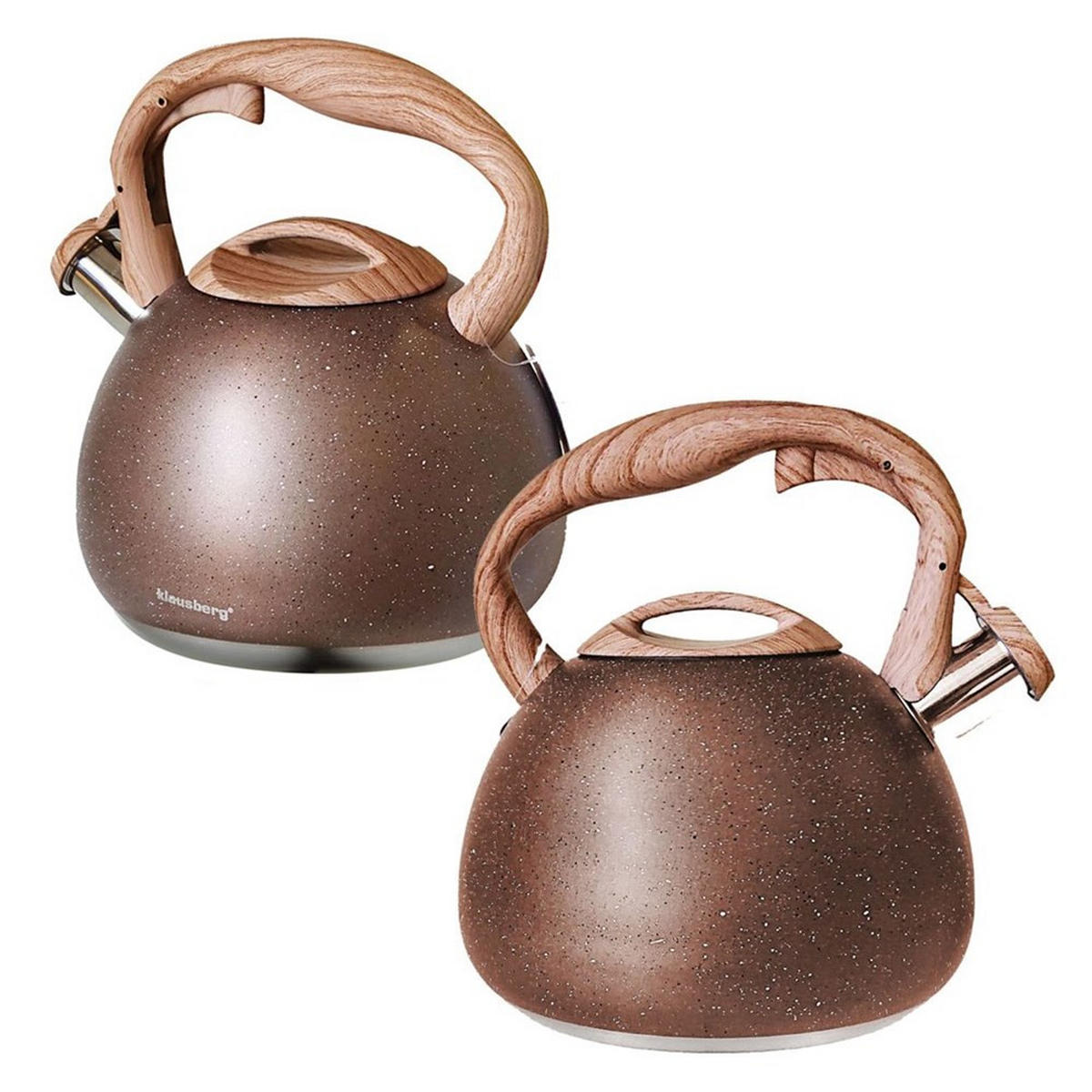 WASSERKESSEL Braun 25/22/20 cm KB7510 - Braun, Metall (25cm) - Klausberg 
