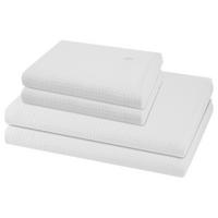 FROTTIERSET Pique 4-teilig - Weiß, Textil (50/100cm) - Ross