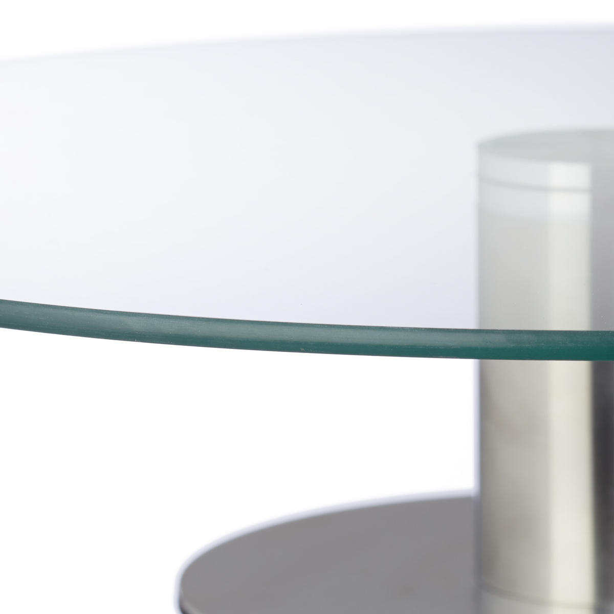 2XTORTENPLATTE - Transparent, Glas/Metall (30/7/30cm) - Relaxdays