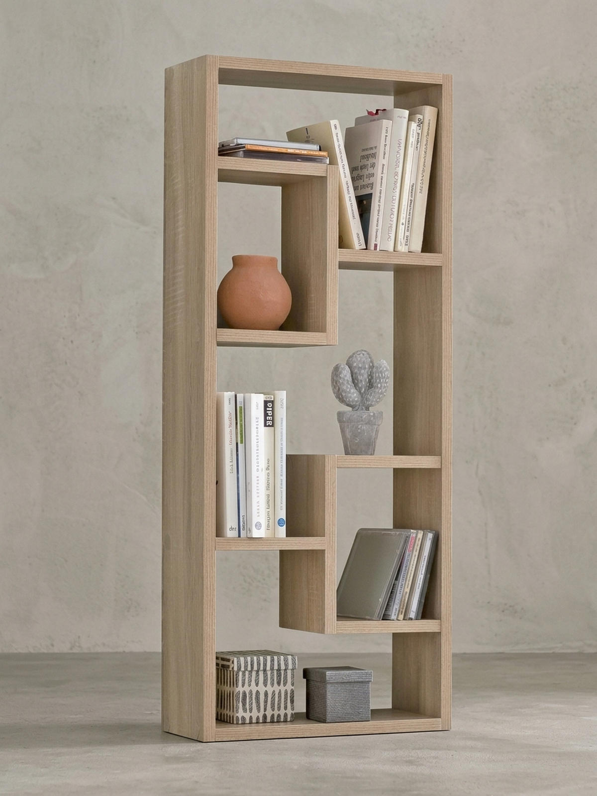 WANDREGAL ITTER Spanplatte Freischwebend Modern, Beige 36x15x90 cm - Beige, Holz (36/90/15cm) - KADIMA DESIGN