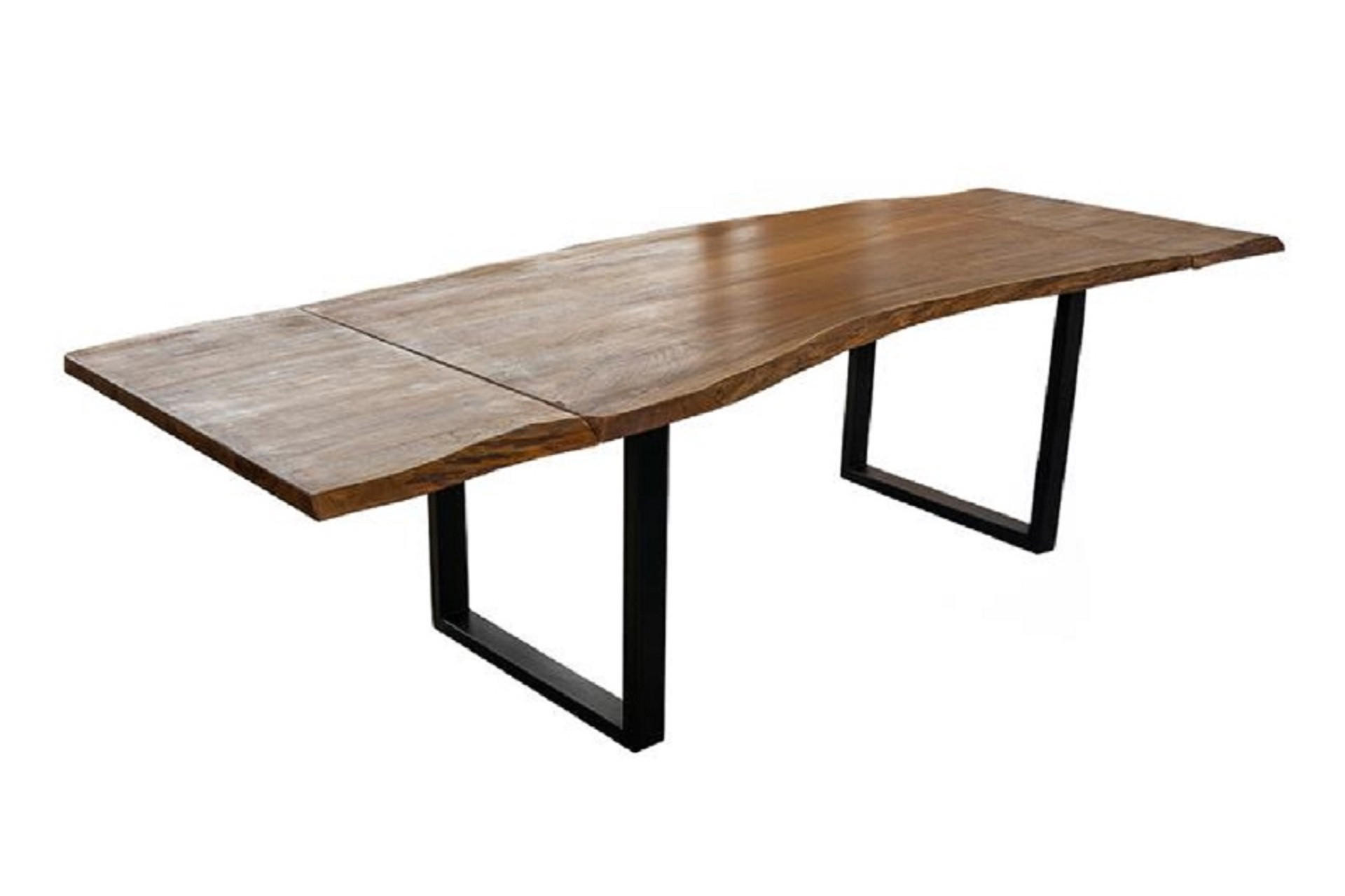 ESSTISCH BARCELONA - Nussbaumfarben/Walnussfarben, Holz/Metall (90/160/77cm) - SAM