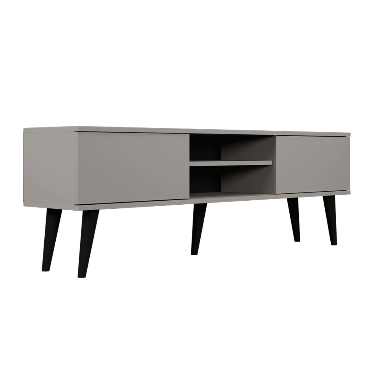 TV-MÖBEL Toronto Grau - Grau, Holzwerkstoff (160/55/35cm) - Petits-meubles