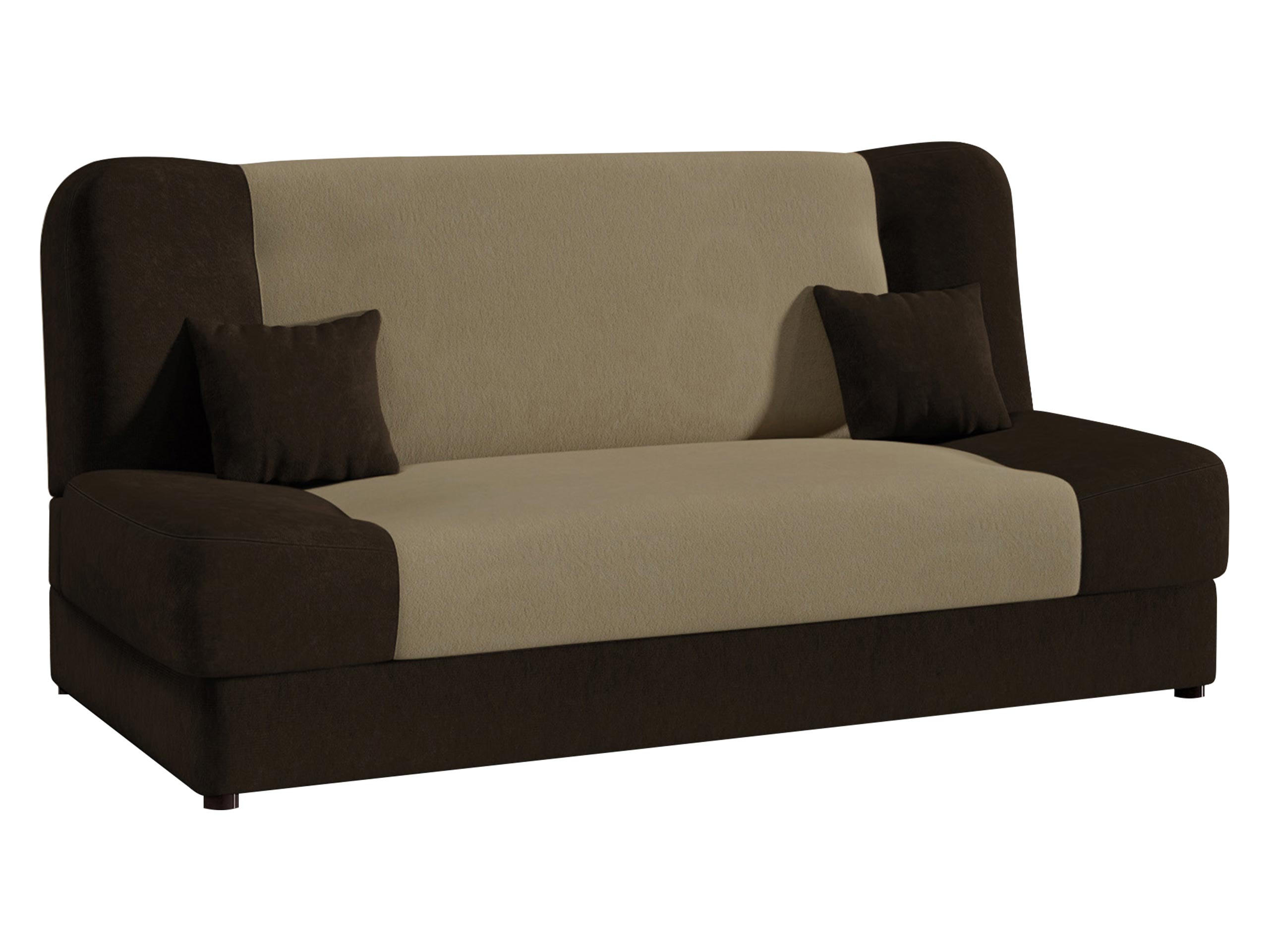 SCHLAFSOFA Jonas Style - Braun, Holz/Textil (195/86/87cm)