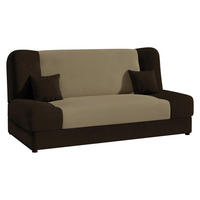 SCHLAFSOFA Jonas Style - Braun, Holz/Textil (195/86/87cm)