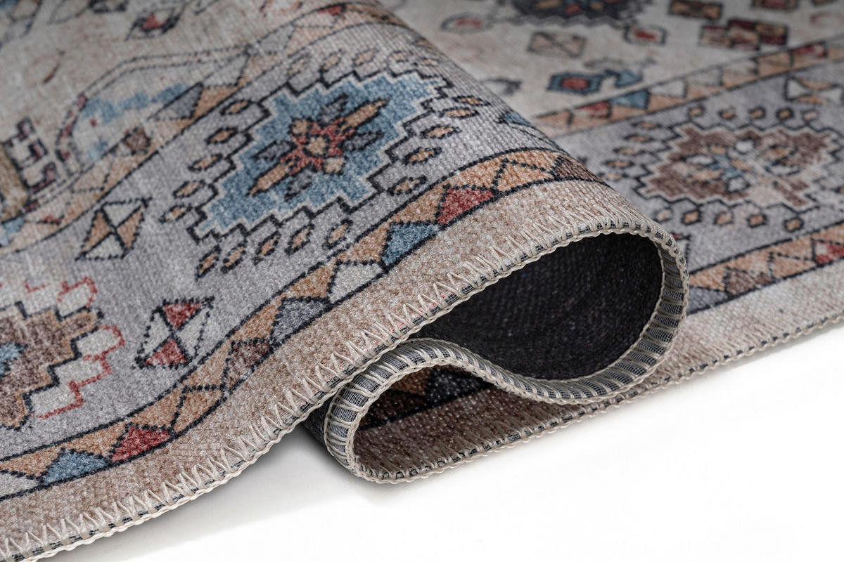 TEPPICH DUBAI beige vintage 90/150 cm - Beige, Textil (90/150cm) - Tapiso