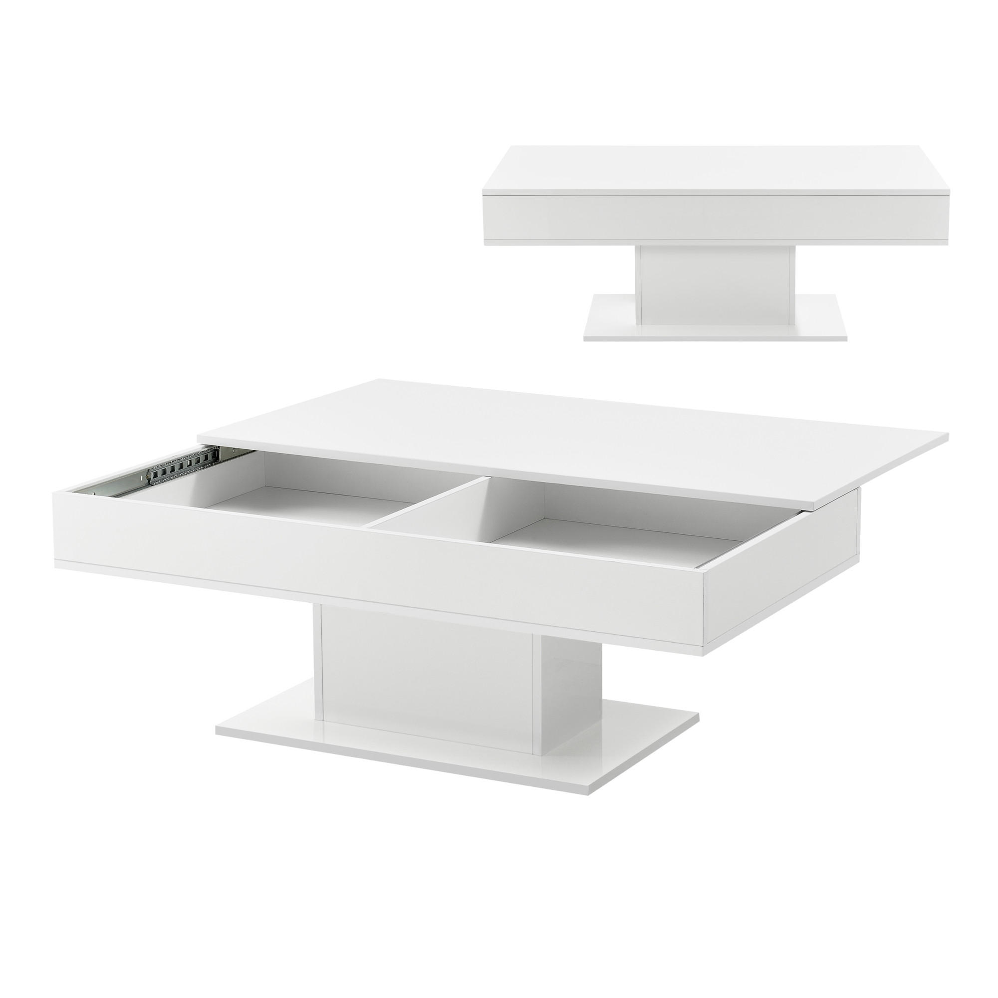 [en.casa] KONFERENČNÍ STOLEK Lünen 110/60/40 cm