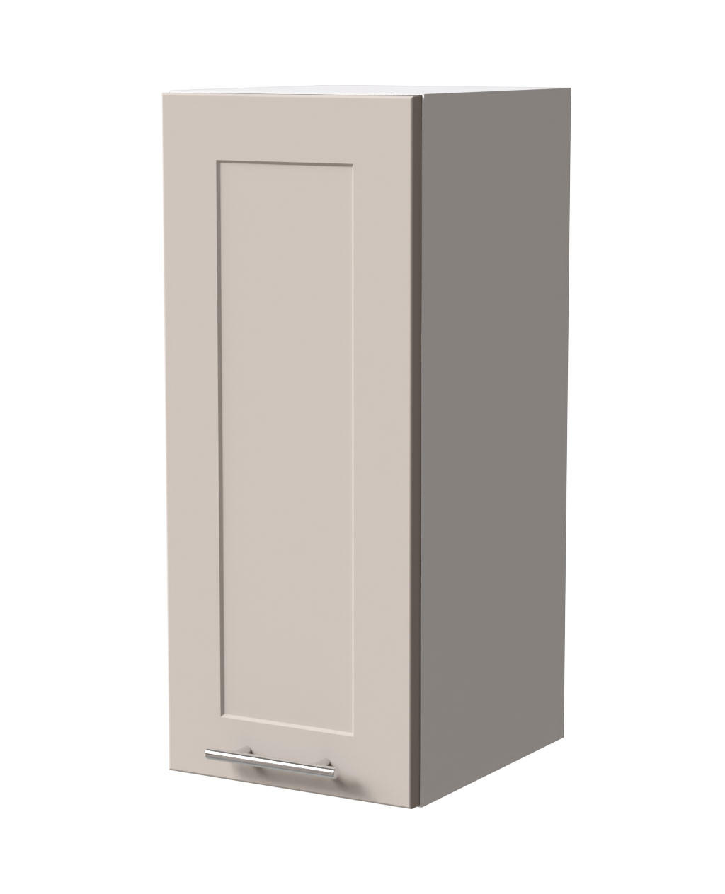HÄNGESCHRANK Oslo W2/30 Weiß / Kaschmir Matt 30 / 32,5 / 72cm - Kaschmir/Weiß, Holz/Holzwerkstoff (30/72/32.5cm) - Feldmann-Wohnen