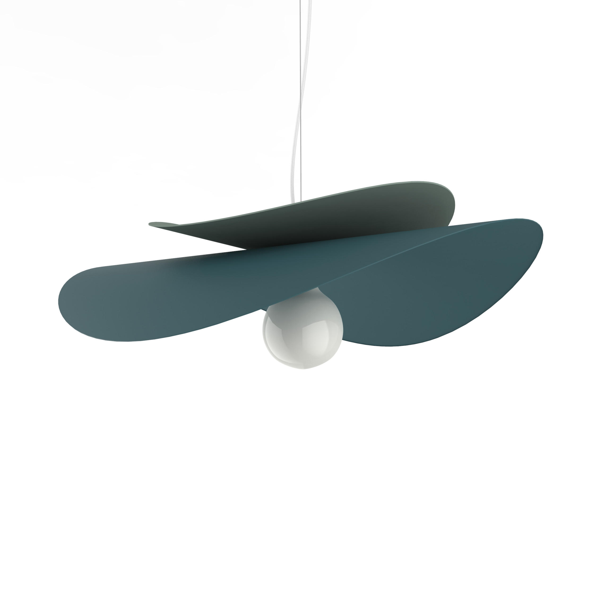 HÄNGELEUCHTE - Blau, Metall (60/60/120cm) - Lumicom