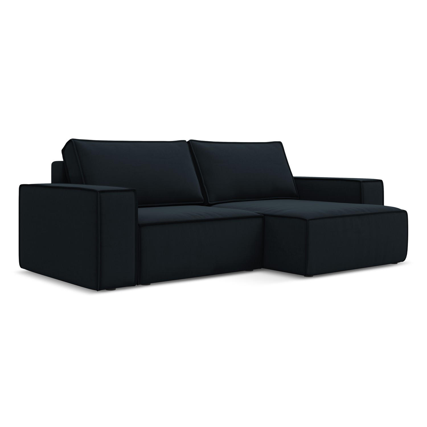 LaMiaSofa Ecksofa Dunkelblau 257x148 cm