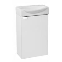 WASCHTISCHKOMBI 40cm mit Waschbecken weiß - Weiß, Holzwerkstoff (40/60/23cm) - Stamar