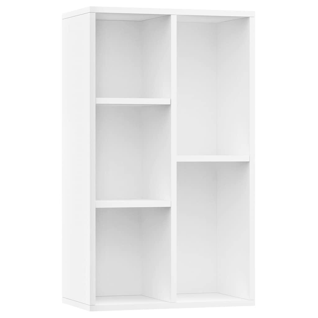 vidaXL Bücherregal/Sideboard Weiß 50x80x25 cm