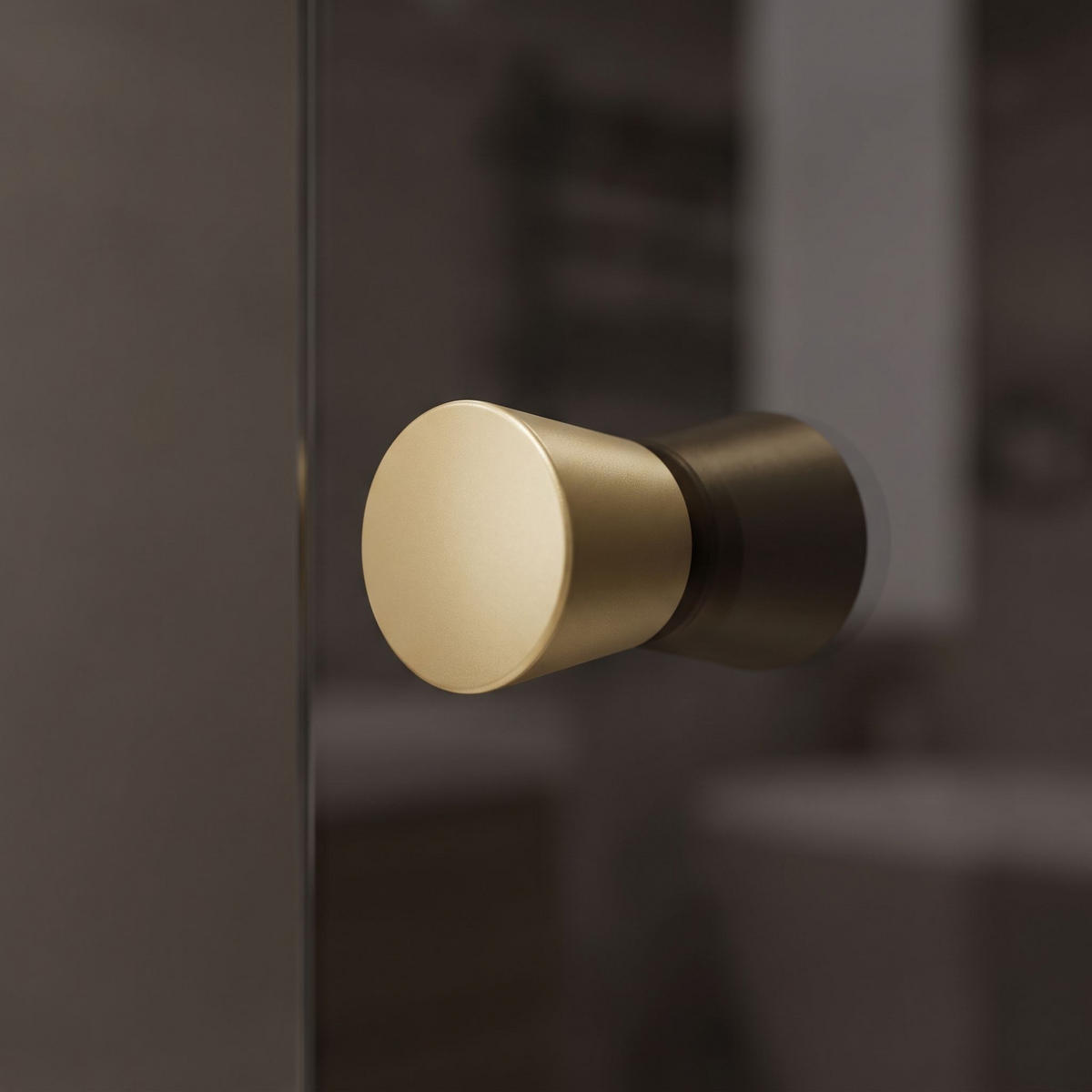 DUSCHTÜRGRIFF Rea 03 Brushed Gold - Goldfarben, Metall (3.4/2.9cm) - REA