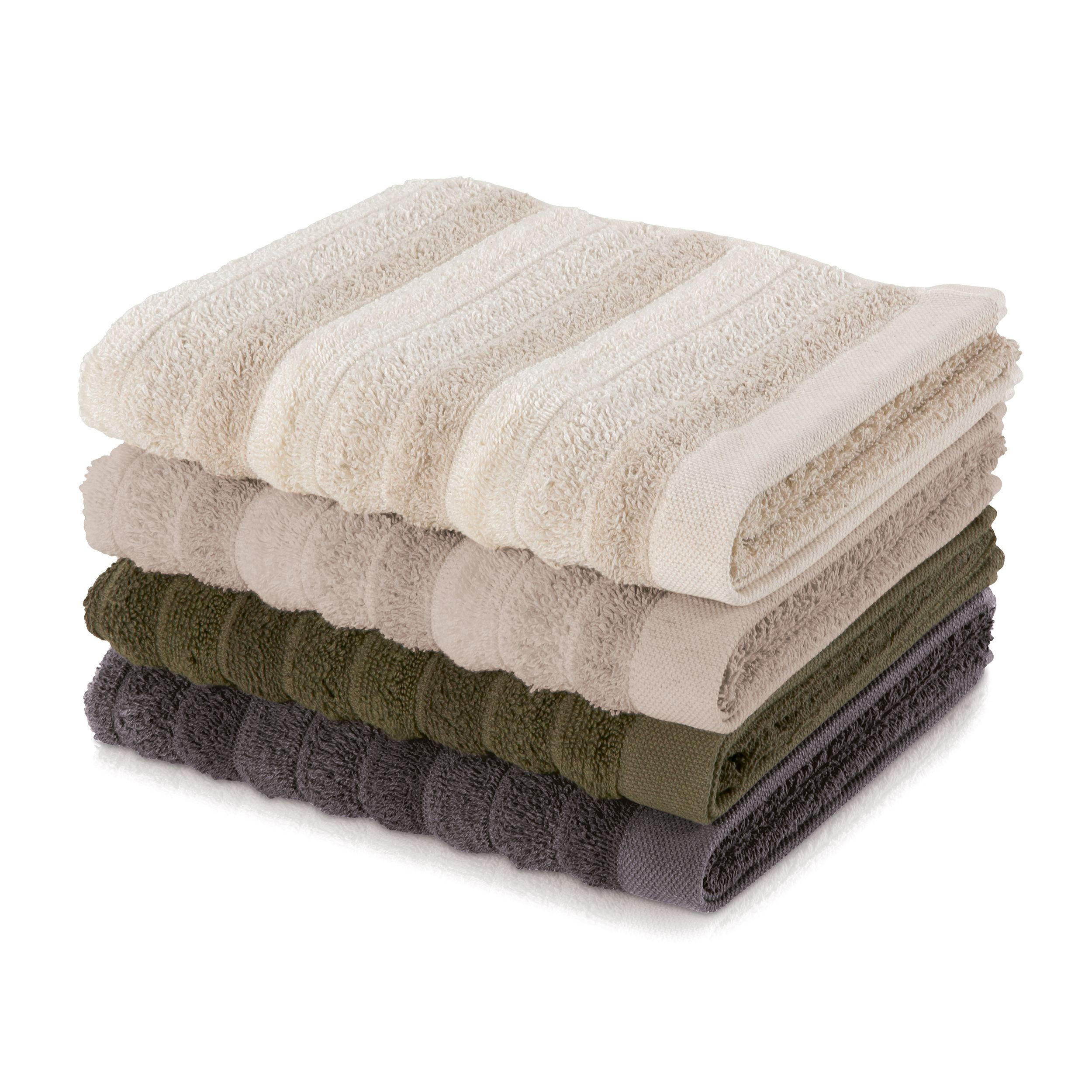 HANDTUCH "WELLBEING" - Creme, Textil (50/100cm) - MÖVE