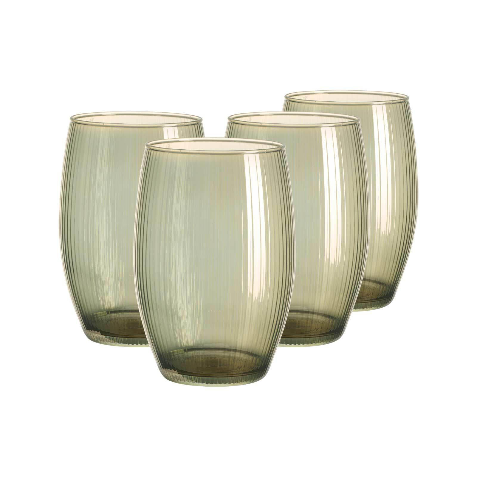 WINDLICHTER Elysia altgold ø 14 cm 4er Set - Gelb/Goldfarben, Glas (14/20/14cm) - Ritzenhoff Breker