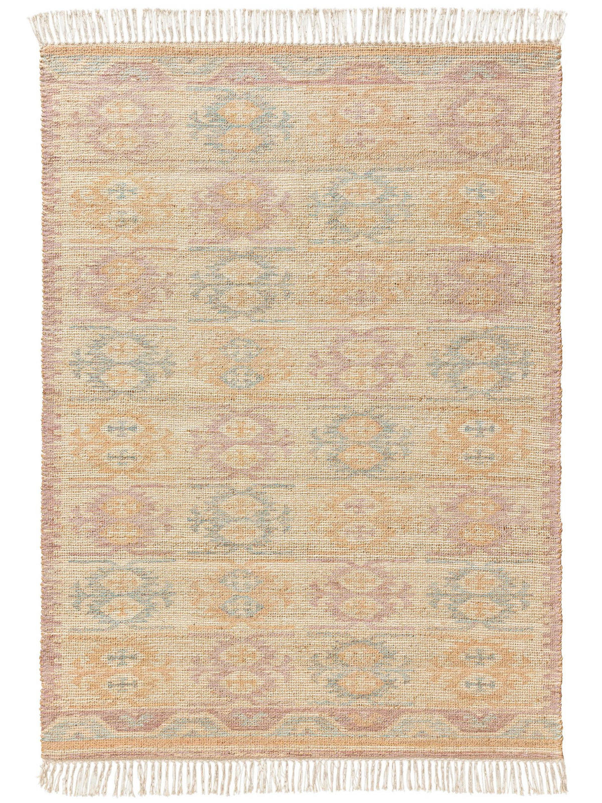 JUTETEPPICH Himal Multicolor 120x170 cm - Multicolor, Textil (120/170cm) - benuta Pop