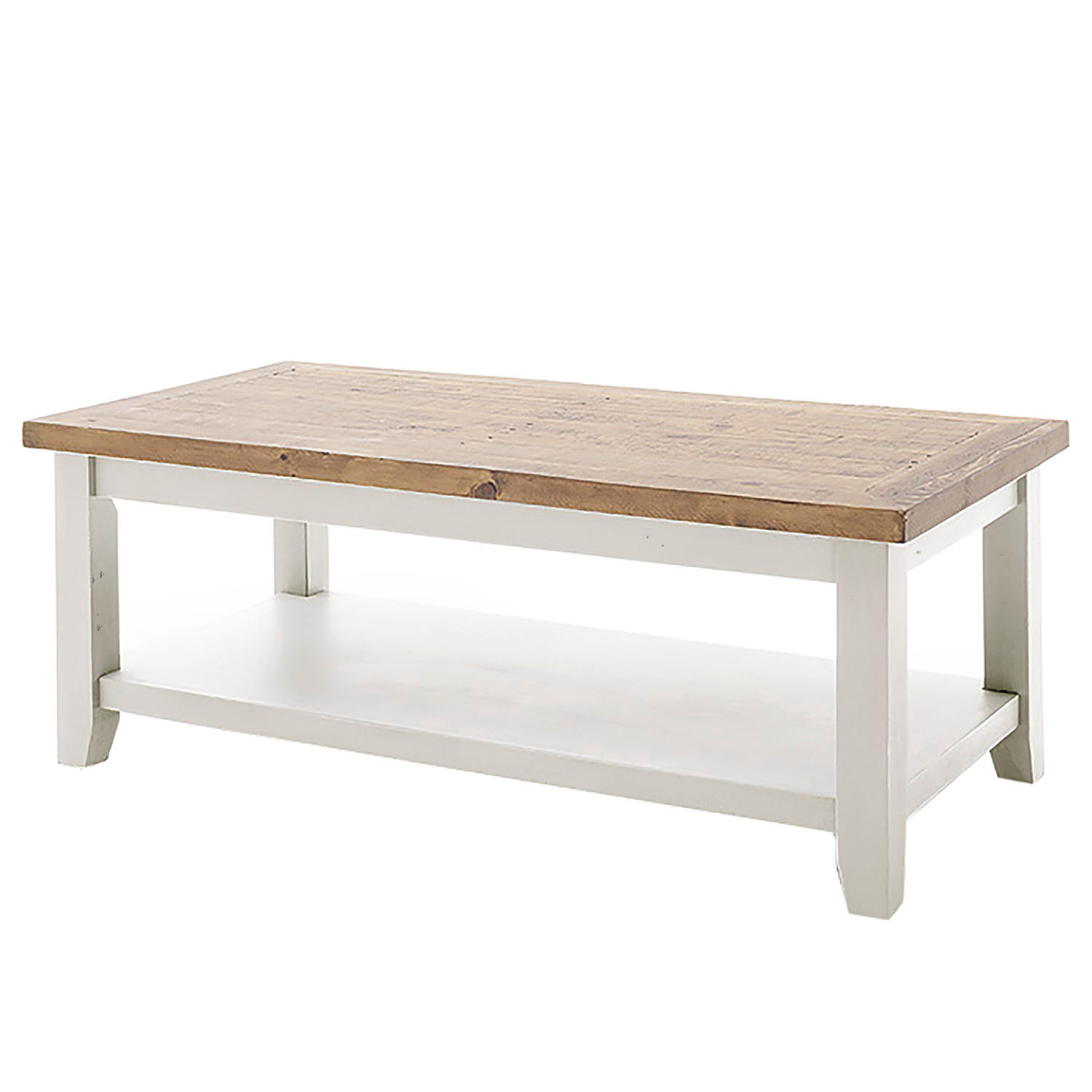 COUCHTISCH - Kiefer massiv - Kieferfarben, Holz (60/120/45cm) - home24