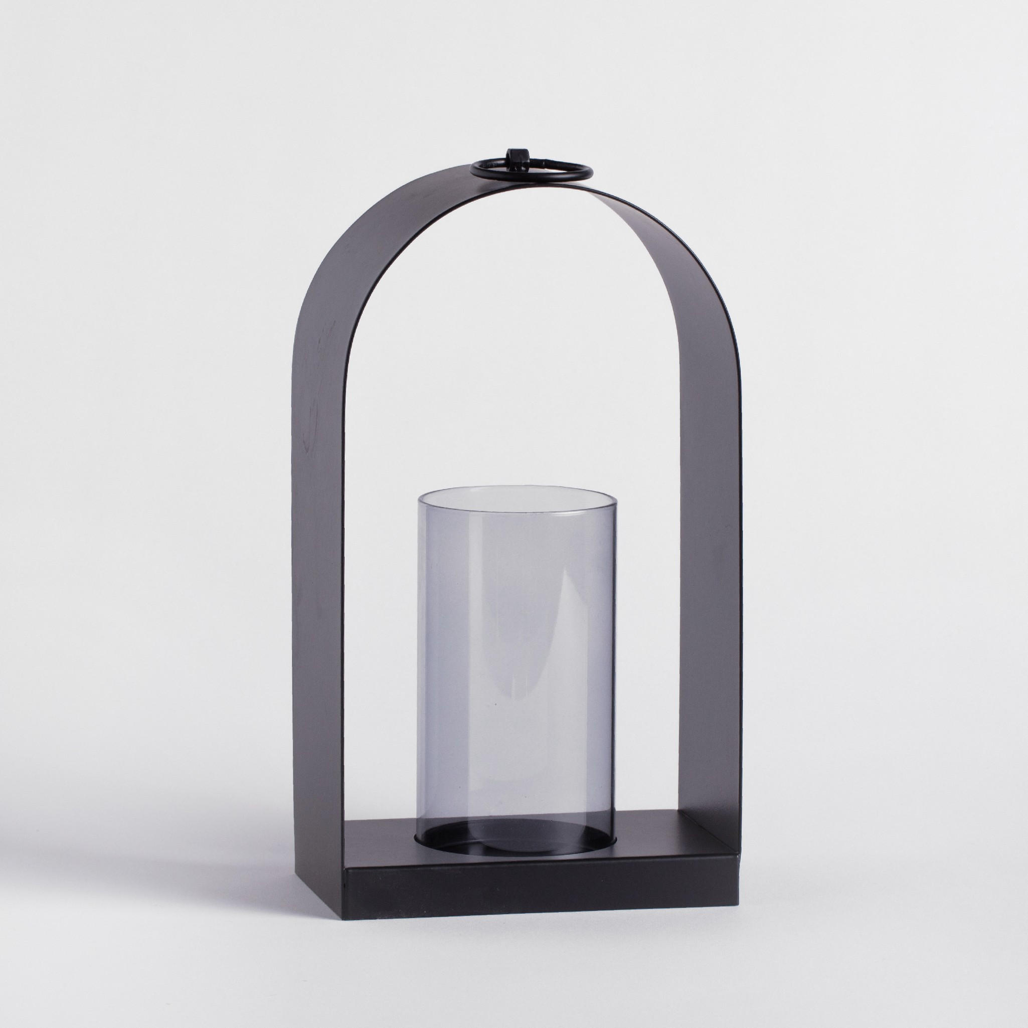 LATERNE Kurt - Schwarz, Metall (16.5/29/10cm) - home&you