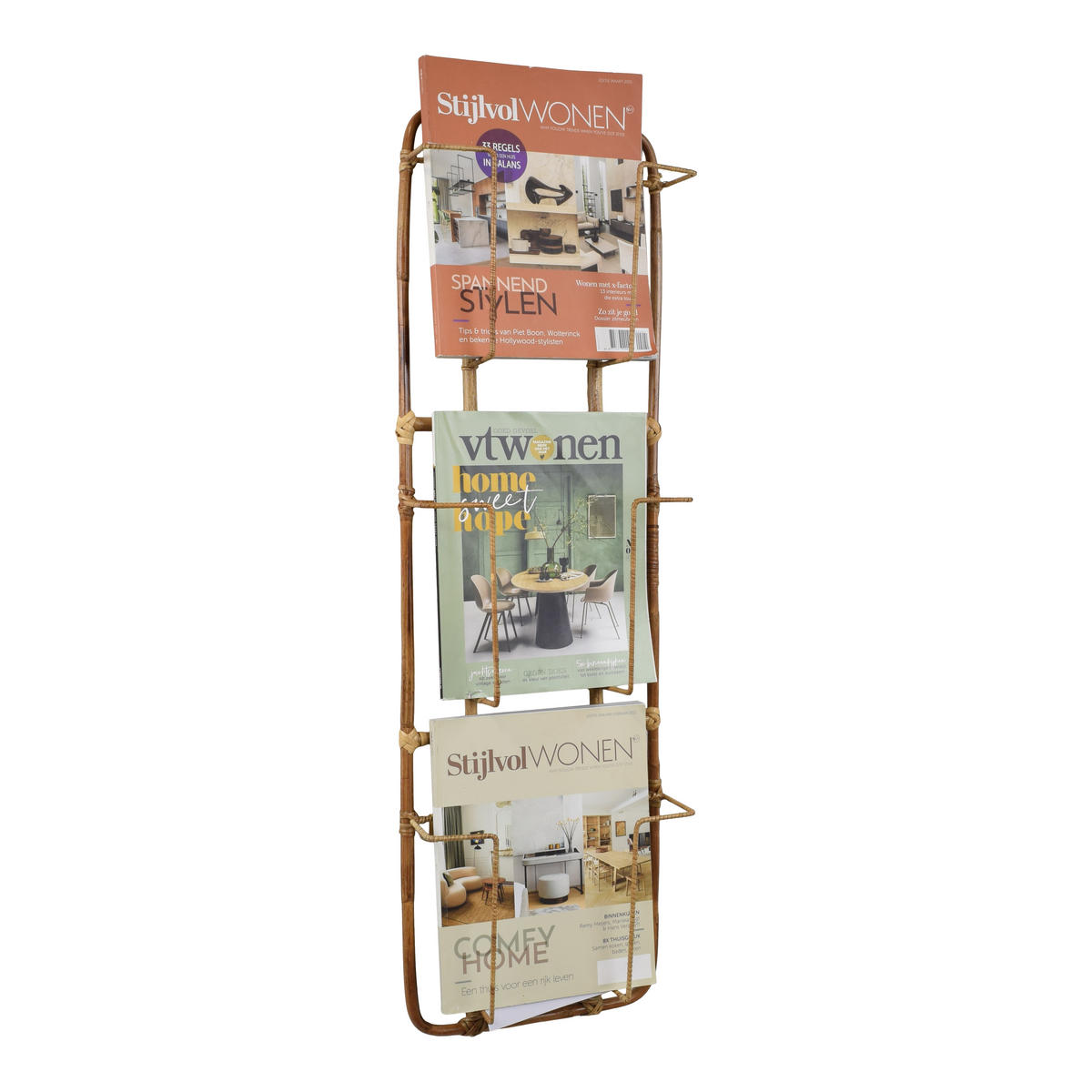 ZEITSCHRIFTENSTÄNDER Bako Schwarz - Schwarz, Metall (30/96/10cm) - LOFT42
