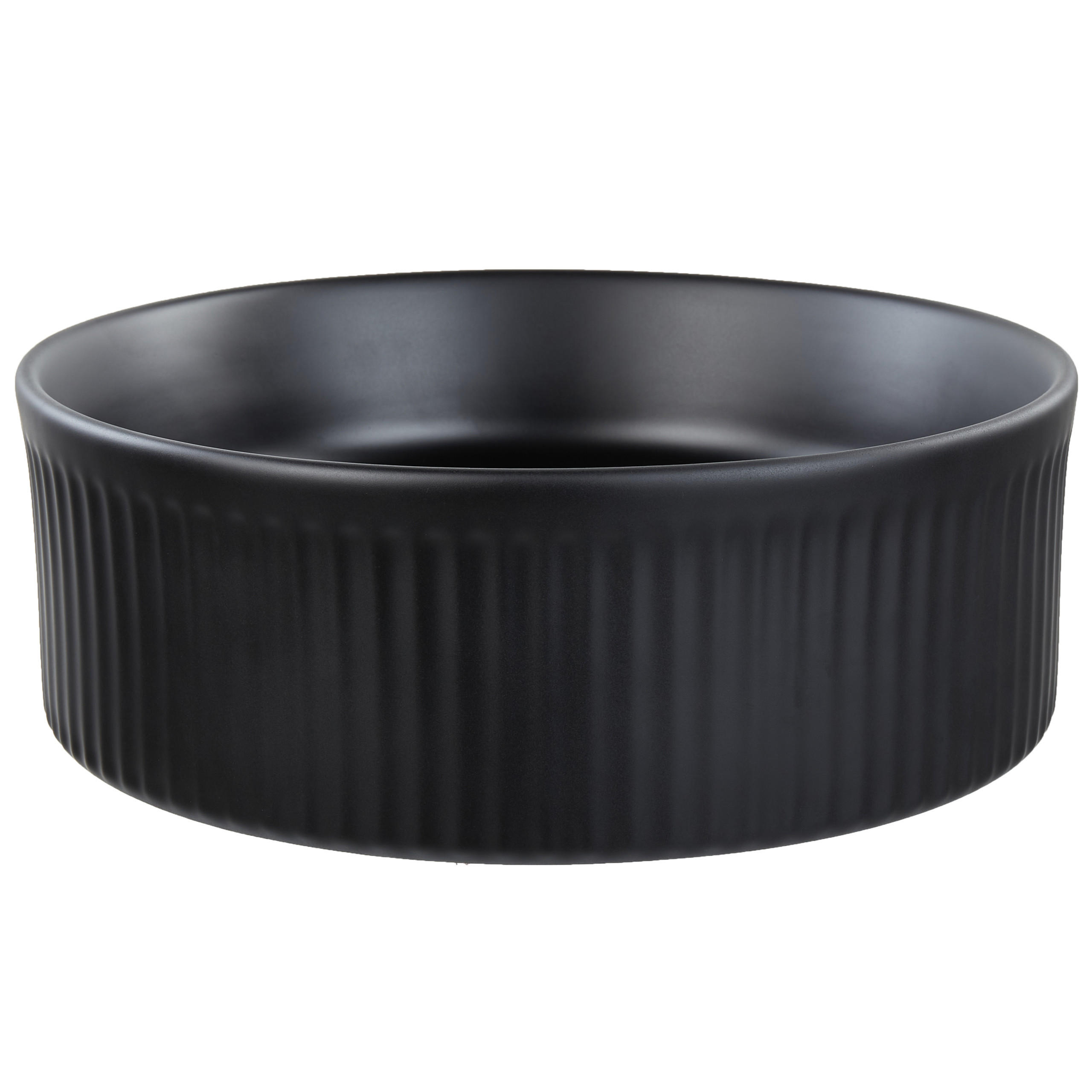 AUFSATZWASCHBECKEN Schwarz 37 cm Keramik Geldo - Schwarz, Keramik (37/13/37cm) - Beliani