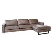 ECKSOFA VILNIUS Anthrazit Kunstleder - Anthrazit/Schwarz, Leder/Textil (286/170cm) - KAWOLA