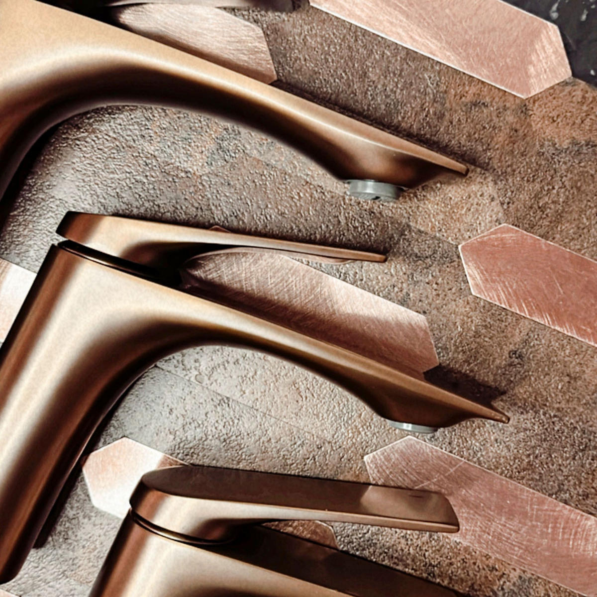 WASCHBECKENARMATUR Rea Avalon Copper Brush High - Kupferfarben, Metall (4.2/30.5/20cm) - REA
