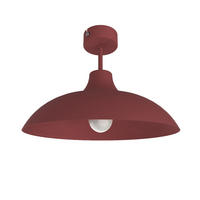 DECKENLEUCHTE - Rot, Metall (40/40/23cm) - Lumicom