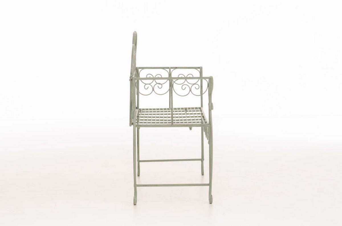 GARTENBANK Minno antik-grün - Grün, Metall (128/46/94cm) - TPFGarden