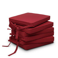 STUHLKISSEN Loft SK 45x40x5cm Rot (6tlg) - Rot, Textil (45/40/30cm) - Beautissu 