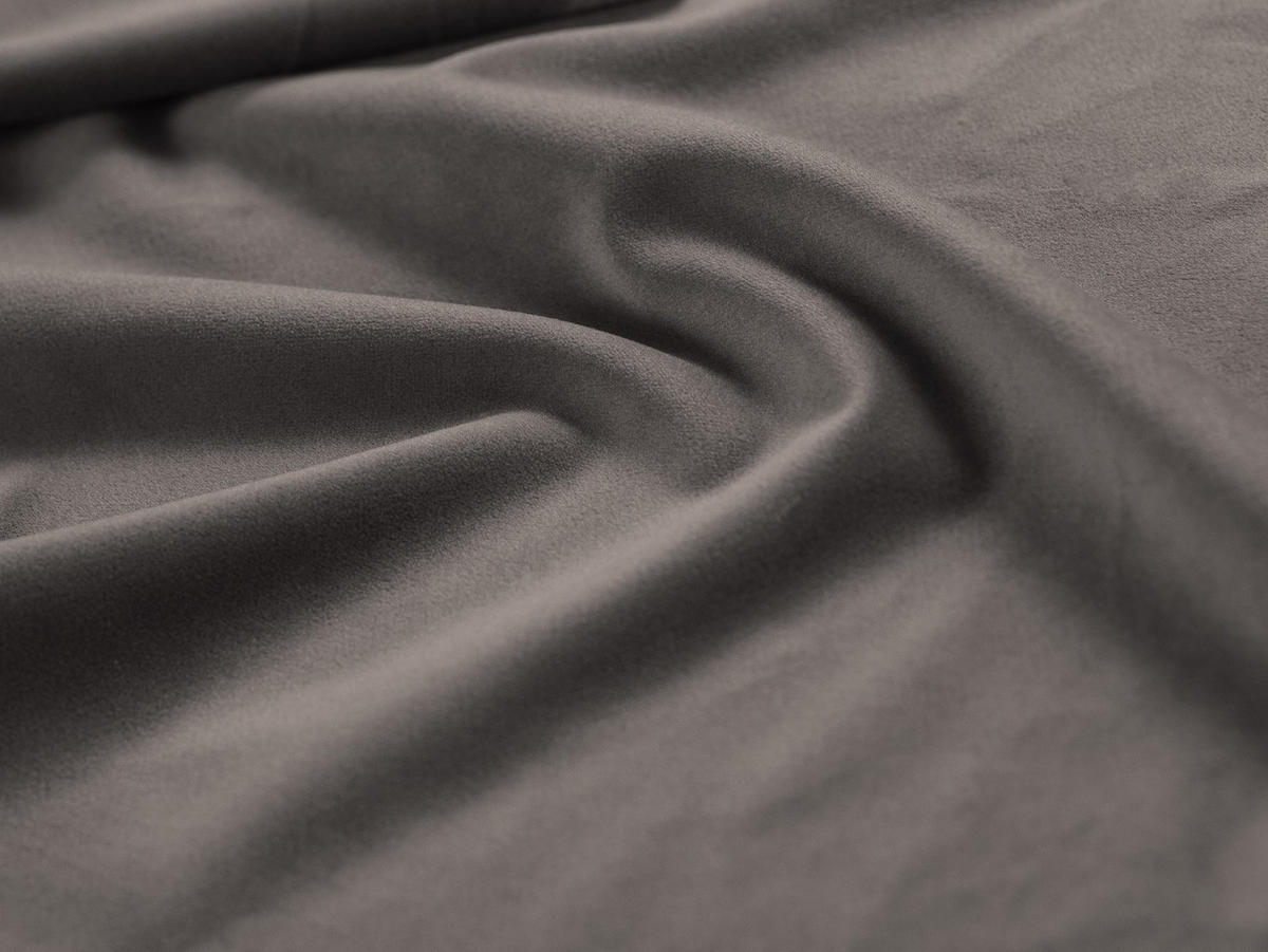 BETT mit Bettkasten und Kopfteil Allison aus Samt hellgrau 160x200cm - Hellgrau, Textil (160/200cm) - Micadoni