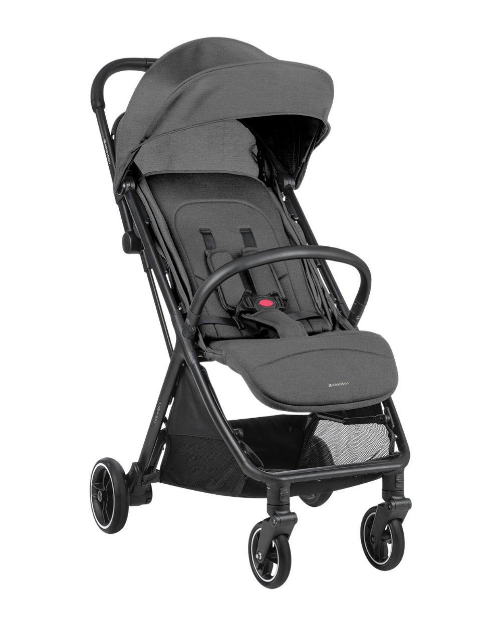 BUGGY Lauren dunkelgrau verstellbar faltbar Aluminiumrahmen bis 22 kg - Grau, Metall (68/55/105cm) - Kikka boo