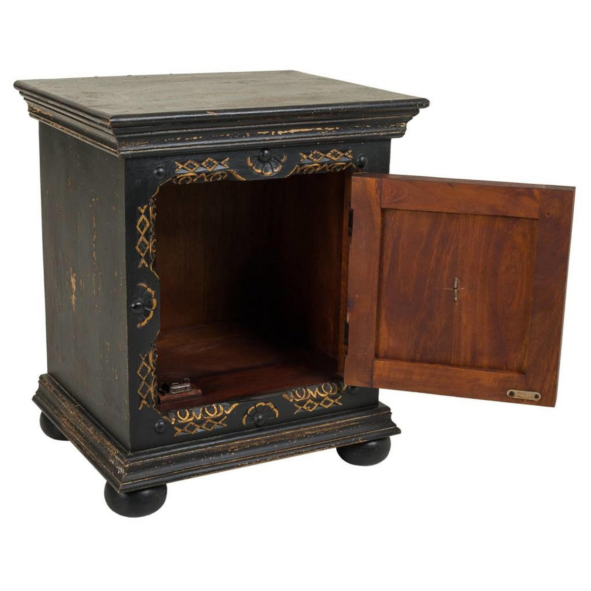 NACHTTISCH aus Holz 50x40x59 cm - Multicolor, Holz (50/59/40cm) - Wanderlust