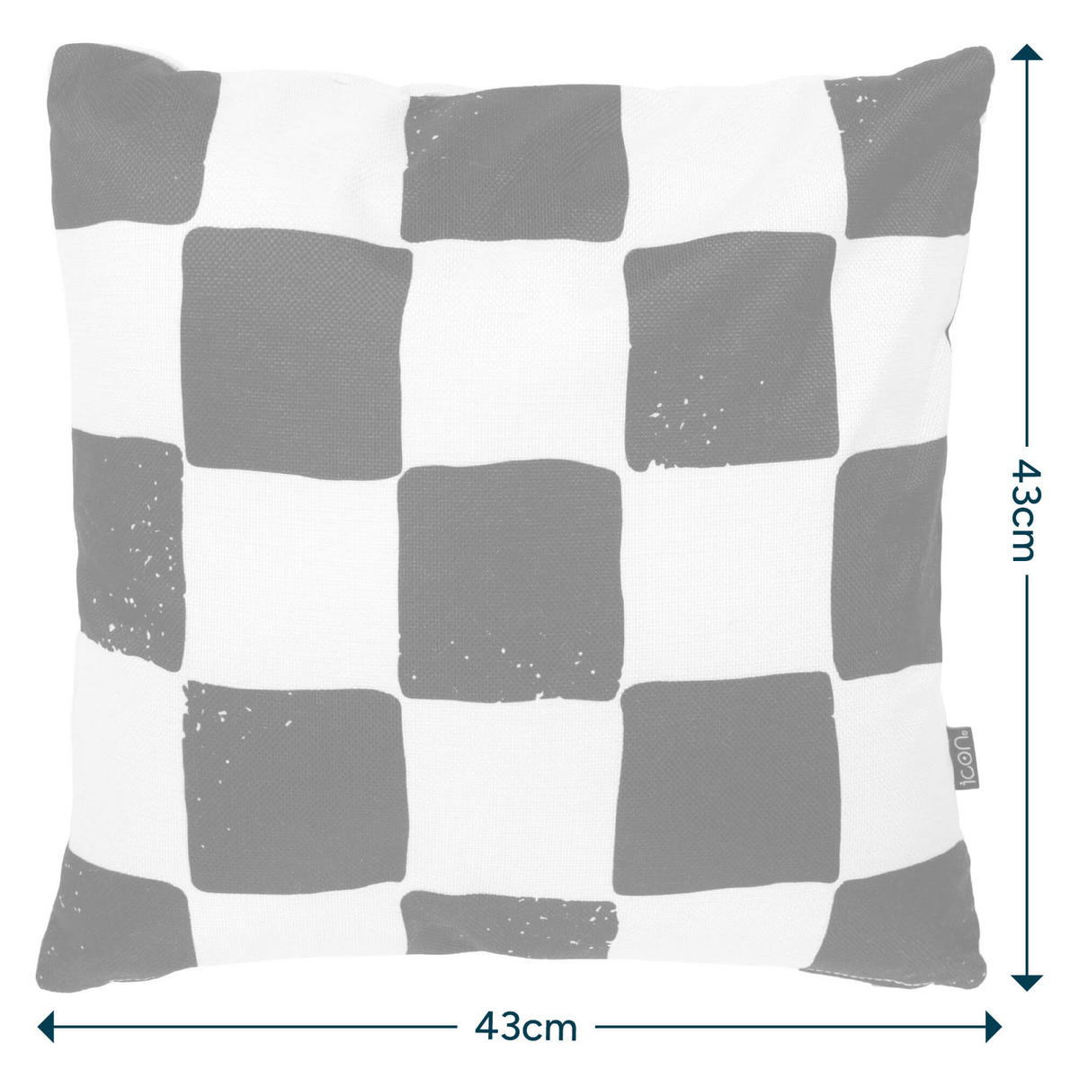 OUTDOORKISSEN 4er Set - Schwarz, Textil (43/43cm) - icon