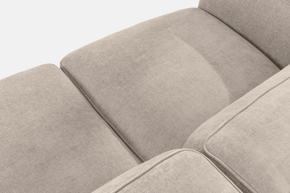 3-SITZER SOFA FUBBO, Cremig - Creme, Holz/Holzwerkstoff (290/73/96cm) - KONSIMO®