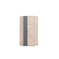 ECKSCHRANK DARLA D02 90/90/190 Eiche/Artisan - Anthrazit/Sonoma Eiche, Holzwerkstoff (90/190/90cm) - Deine Möbel 24