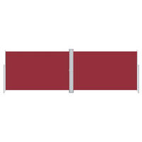 SEITENMARKISE Ausziehbar Rot 220x600 cm - Rot, Textil (600/220/600cm) - furnicato