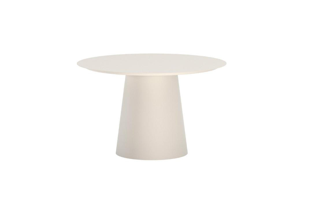 GARTENTISCH, Lanzo, Beige, Metall, 120 x 120 x 75 cm - Beige, Metall (120/120/75cm) - ebuy24