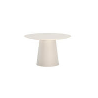 GARTENTISCH, Lanzo, Beige, Metall, 120 x 120 x 75 cm - Beige, Metall (120/120/75cm) - ebuy24