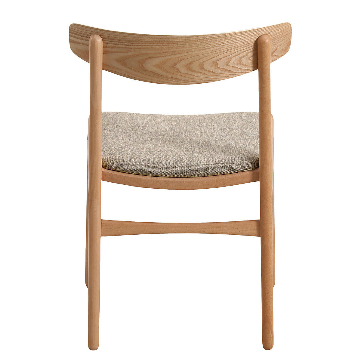 ESSZIMMERSTUHL- 2er Set - Beige/Buchefarben, Holz/Buchenholz (50/77/50cm) - home24