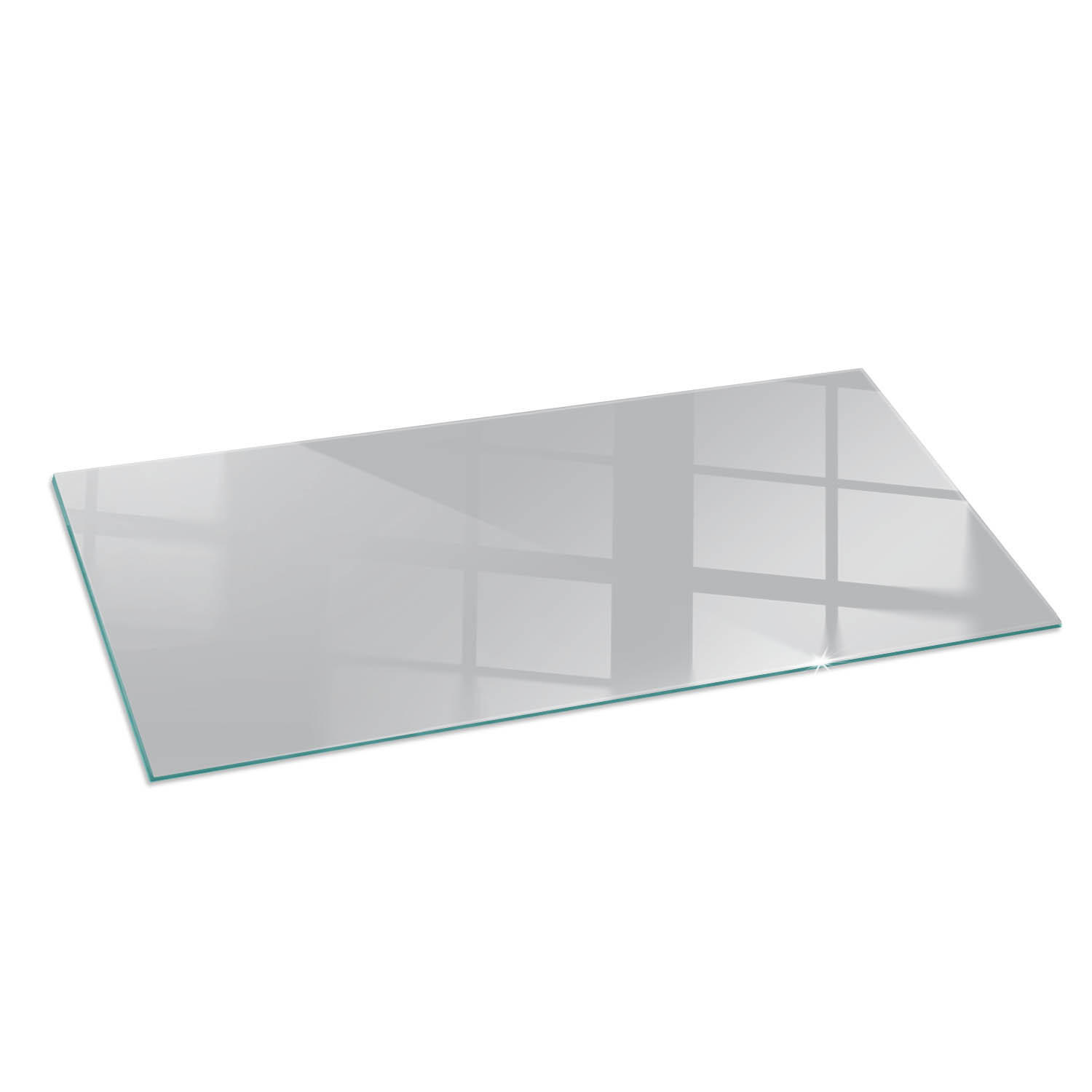 ArtPrintCave Glasplatte Grau 125x50x0.4 cm
