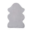 KUNSTFELL waschbar Silber Fox 60/90 cm - Silberfarben, Textil (60/90cm) - Atticgo