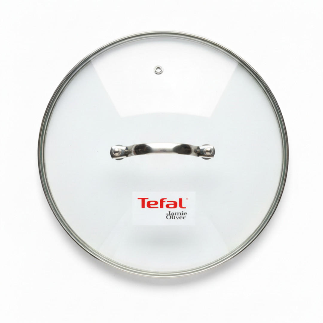 PFANNENDECKEL 28 cm Glas Transparent hitzebeständig - Transparent, Glas/Kunststoff (28cm) - Tefal