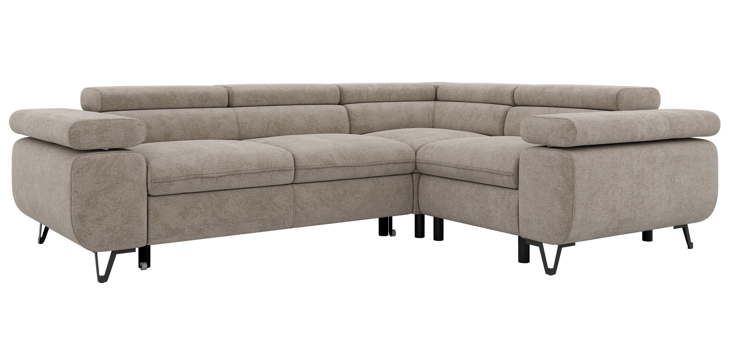 MKS Ecksofa Greige 268x197 cm