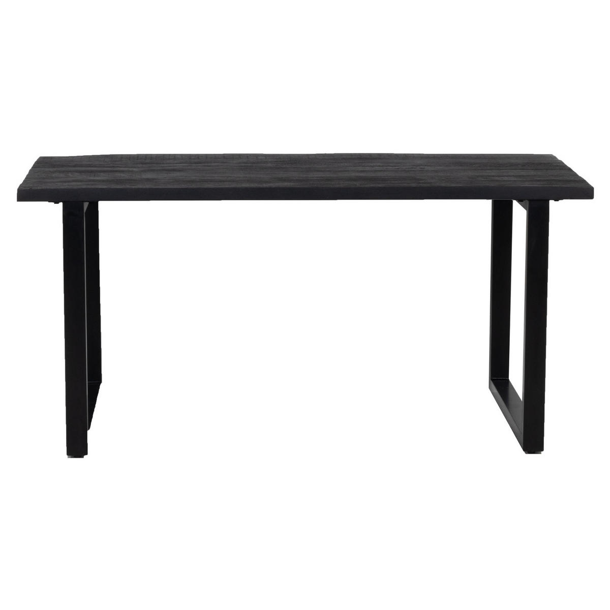 ESSTISCH aus Mangoholz 160cm, schwarz - Schwarz, Holz (160/90/76cm) - Giga Meubel