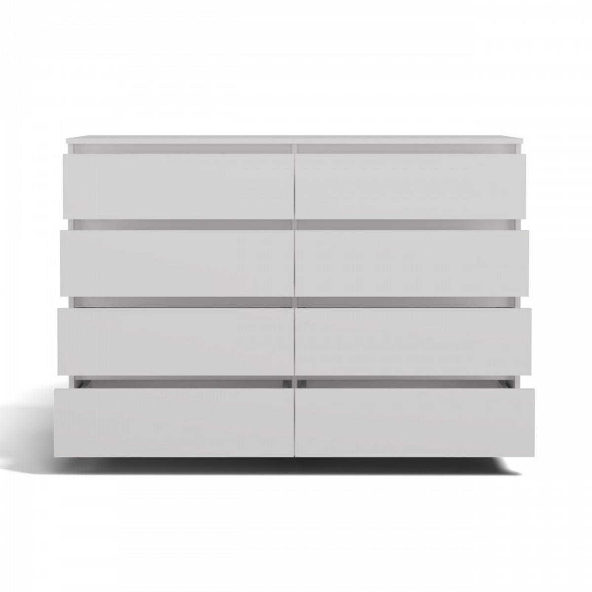 KOMMODE Weiß 138/97/40 - Weiß, Holzwerkstoff (138/97/40cm) - RAUMHIRSCH FURNITURE