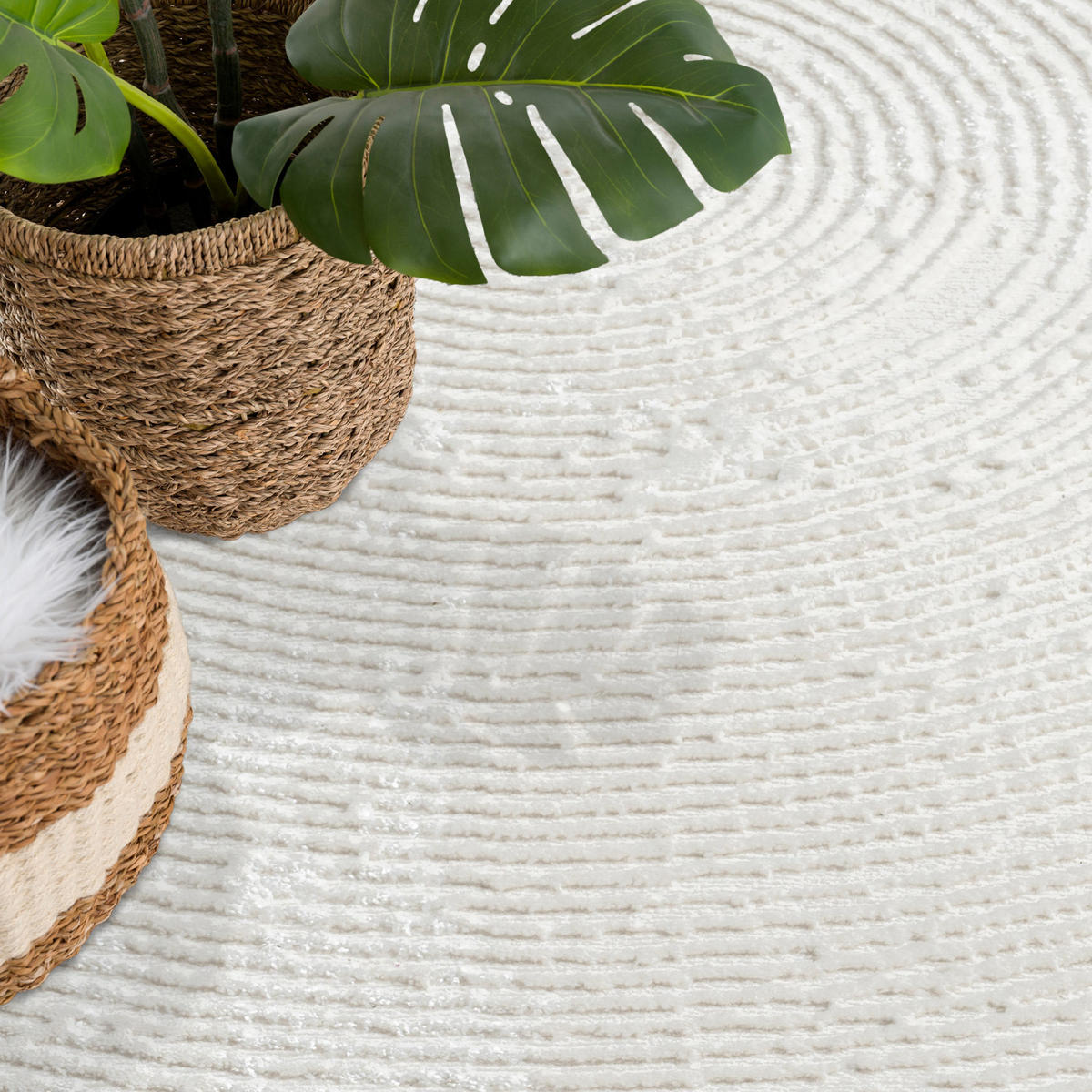 KURZFLOR-TEPPICH Antik 481 Creme 120x170 cm - Creme, Textil (120/170cm) - carpet city